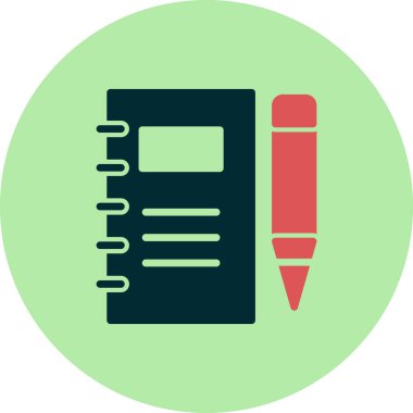 not defteri simgesi vektör illüstrasyonuName