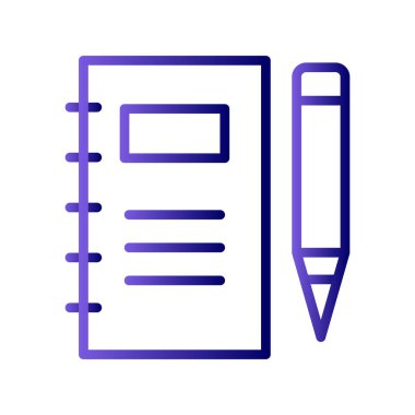 not defteri simgesi vektör illüstrasyonuName