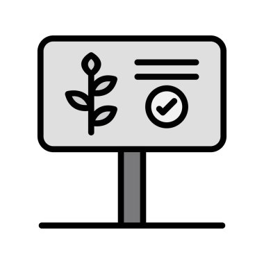 Modern Gözlem simgesinin vektör illüstrasyonu