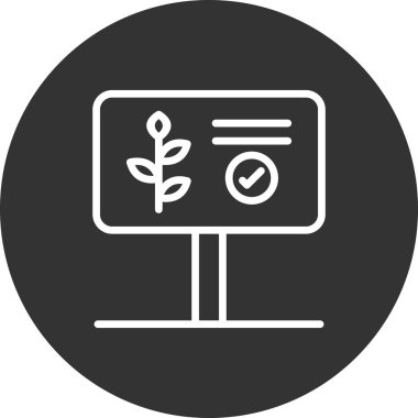 Modern Gözlem simgesinin vektör illüstrasyonu