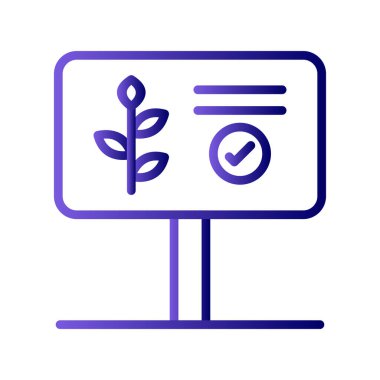 Modern Gözlem simgesinin vektör illüstrasyonu