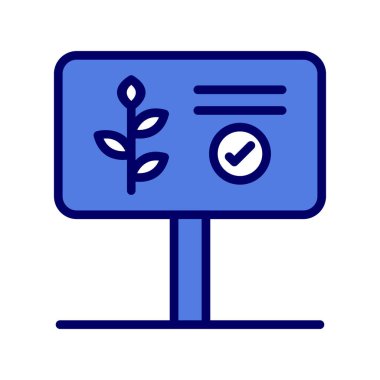 Modern Gözlem simgesinin vektör illüstrasyonu