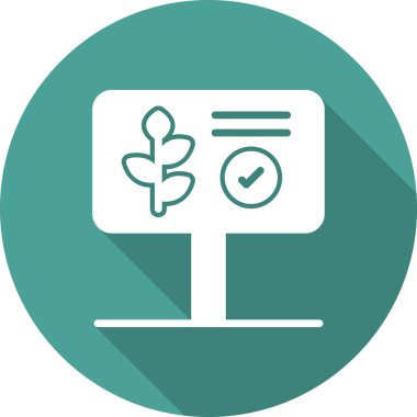 Modern Gözlem simgesinin vektör illüstrasyonu