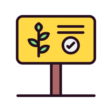 Modern Gözlem simgesinin vektör illüstrasyonu