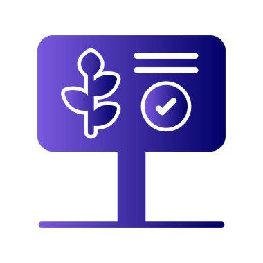 Gözlem simgesinin vektör illüstrasyonu