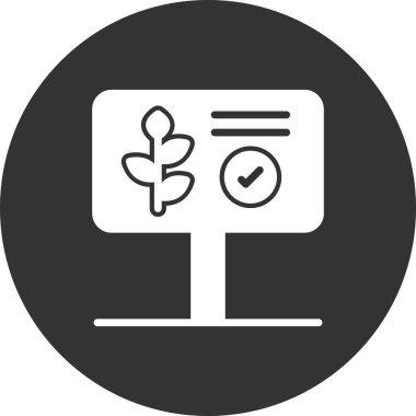 Modern Gözlem simgesinin vektör illüstrasyonu