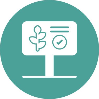 Gözlem simgesinin vektör illüstrasyonu