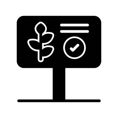 Gözlem simgesinin vektör illüstrasyonu