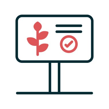 Gözlem simgesinin vektör illüstrasyonu