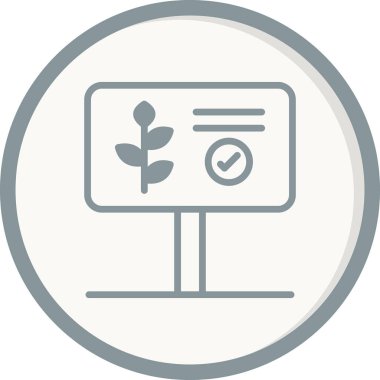 Gözlem simgesinin vektör illüstrasyonu