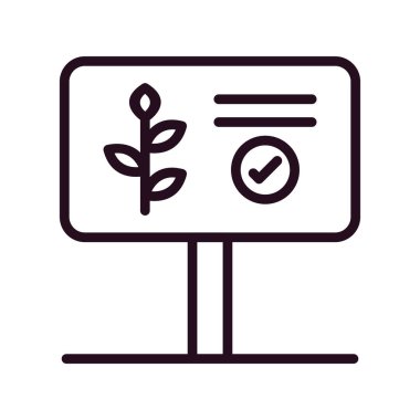 Gözlem simgesinin vektör illüstrasyonu