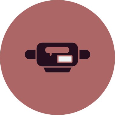 Çalıştırıcı Kemeri simgesinin vektör illüstrasyonu