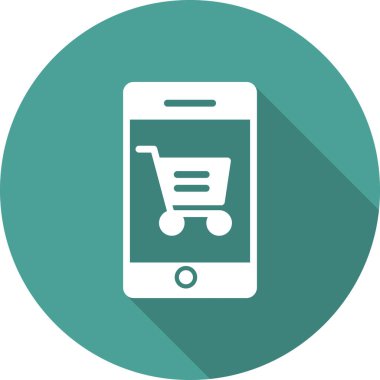 SEO modern simgesi, Çevrimiçi Alışveriş kavramının vektör illüstrasyonu 