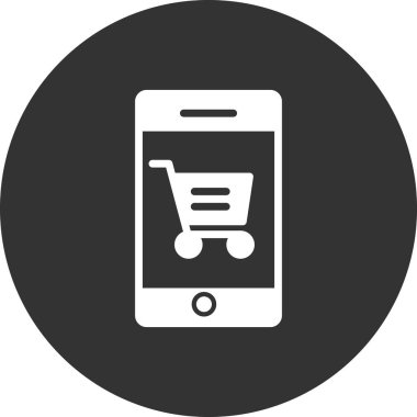 SEO modern simgesi, Çevrimiçi Alışveriş kavramının vektör illüstrasyonu 