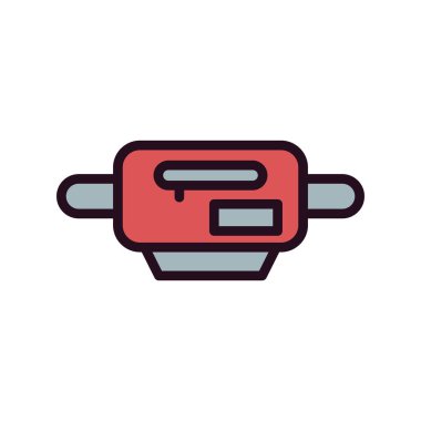 Modern Çalıştırıcı Kemeri simgesinin vektör illüstrasyonu