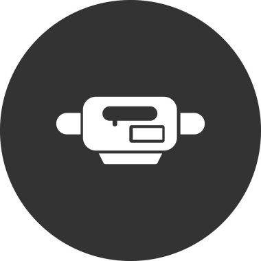 Çalıştırıcı Kemeri simgesinin vektör illüstrasyonu