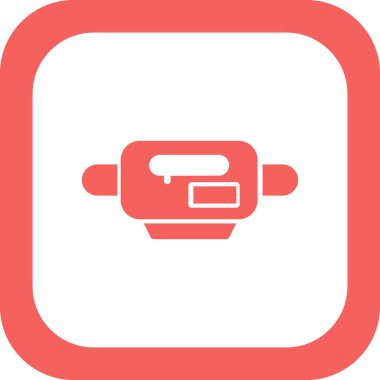 Çalıştırıcı Kemeri simgesinin vektör illüstrasyonu