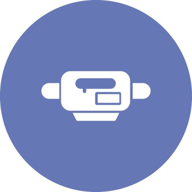 Modern Çalıştırıcı Kemeri simgesinin vektör illüstrasyonu