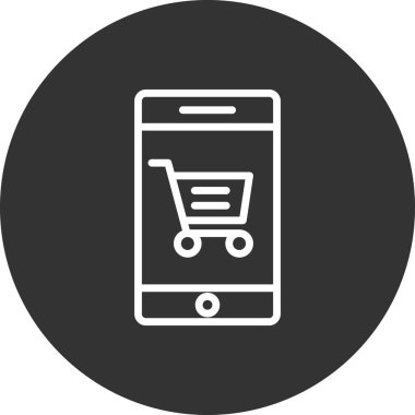 SEO modern simgesi, Çevrimiçi Alışveriş kavramının vektör illüstrasyonu 