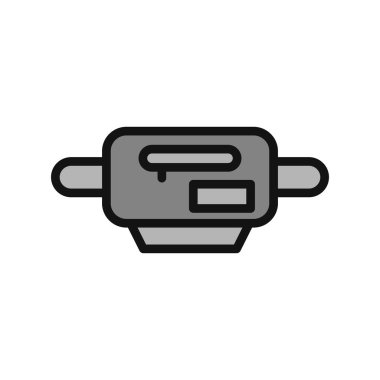 Çalıştırıcı Kemeri simgesinin vektör illüstrasyonu