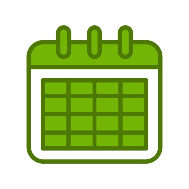 takvim vektörü ince çizgi simgesi