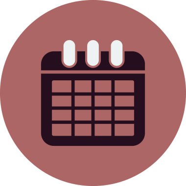 takvim vektörü ince çizgi simgesi