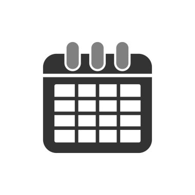 takvim vektörü ince çizgi simgesi