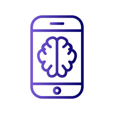 Çevrimiçi Terapi simgesi, vektör çizimi