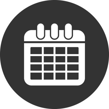 takvim vektörü ince çizgi simgesi