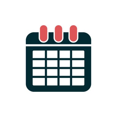 takvim vektörü ince çizgi simgesi