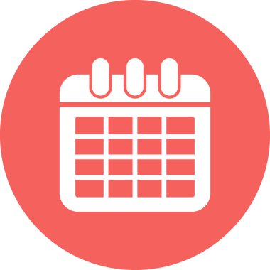 takvim vektörü ince çizgi simgesi