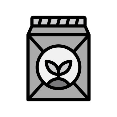 Tohum çantası simgesini, vektör çizim