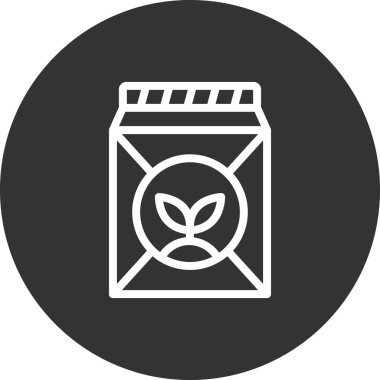 Tohum çantası simgesini, vektör çizim