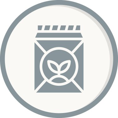 Tohum çantası simgesini, vektör çizim