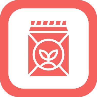 Tohum çantası simgesini, vektör çizim