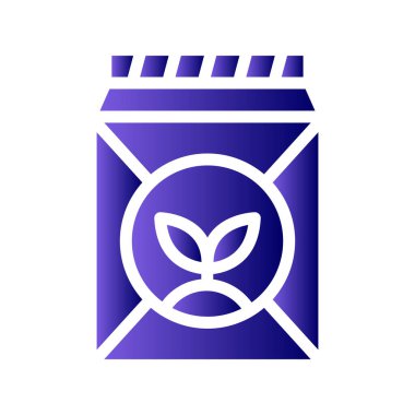 Tohum çantası simgesini, vektör çizim