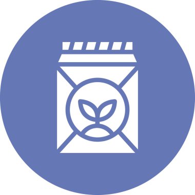 Tohum çantası simgesini, vektör çizim