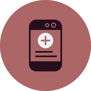 akıllı telefon simgesi vektör illüstrasyonu