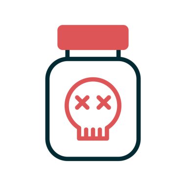 Böcek ilacı simgesinin vektör illüstrasyonu