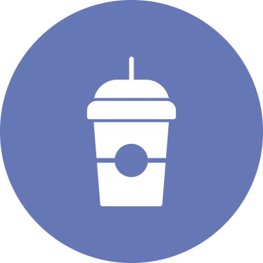 Kahve fincanı vektör satırı simgesi