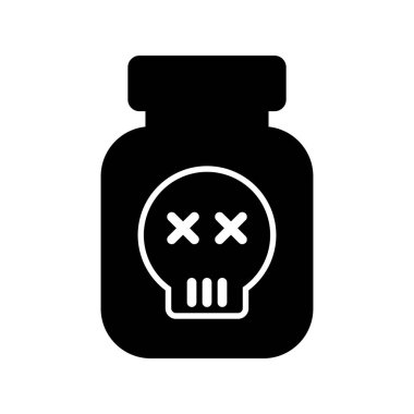 Böcek ilacı simgesinin vektör illüstrasyonu