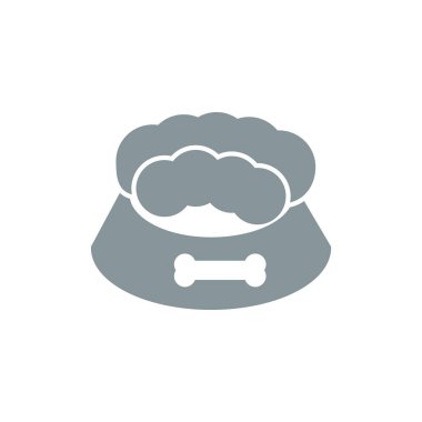 Evde beslenen hayvan yiyecek kutsal kişilerin resmi, vektör çizim