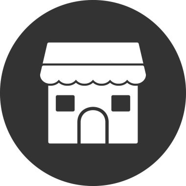 Pazar simgesi, vektör illüstrasyonunu kaydet