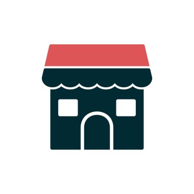 Pazar simgesi, vektör illüstrasyonunu kaydet