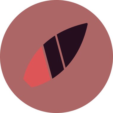 sörf tahtası vektör illüstrasyonu modern simge