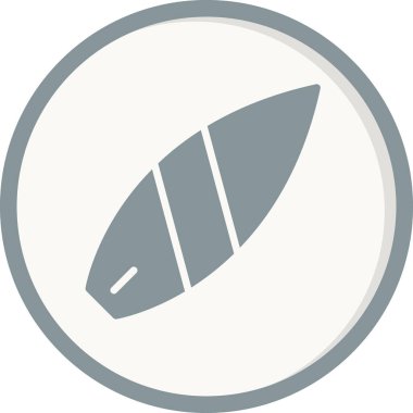 sörf tahtası vektör illüstrasyonu modern simge