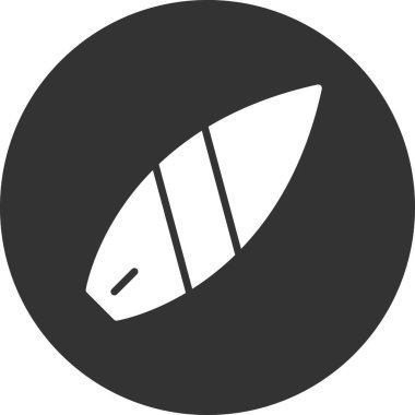 sörf tahtası vektör illüstrasyonu modern simge