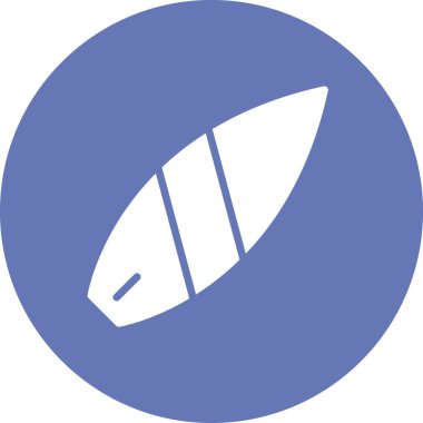 sörf tahtası vektör illüstrasyonu modern simge