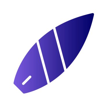 sörf tahtası vektör illüstrasyonu modern simge