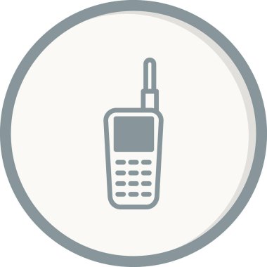 Walkie talkie simge vektör çizim